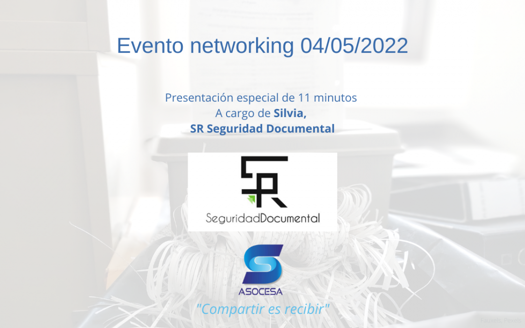 Networking ASOCESA 04/05/2022 Salamanca